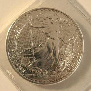 2021 Great Britain 2 Pound Uncirculated 1 Oz. .999 Fine Silver Coin